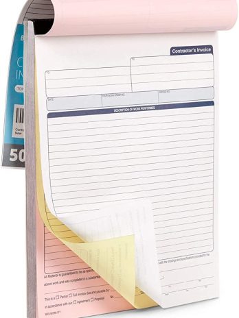 Carbonless Bill books
